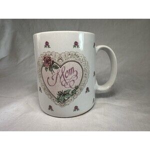 Vintage 1986 Inarco MOM Mug with Heart Design
